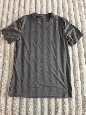 Nike Short Sleeve Crew Tee - Charcoal Gray Dry Fit Size Small